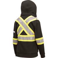 Heavyweight Safety Hoodie, Women's, X-Small, Black Dufferin Supply