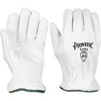 Gants pour conducteurs r&eacute;sistant aux coupures, Petit, Paume en Cuir fleur de ch&egrave;vre Dufferin Supply