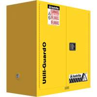 Utili-Guard+ Flammable Safety Cabinet, 30 gal., 1 Door, 43" W x 44" H x 22" D Dufferin Supply