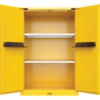 Utili-Guard+ Flammable Safety Cabinet, 45 gal., 2 Door, 43" W x 65" H x 22" D Dufferin Supply