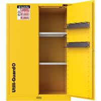 Utili-Guard+ Flammable Safety Cabinet, 45 gal., 2 Door, 43" W x 65" H x 22" D Dufferin Supply