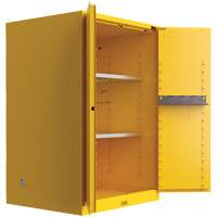 Utili-Guard+ Flammable Safety Cabinet, 45 gal., 2 Door, 43" W x 65" H x 22" D Dufferin Supply