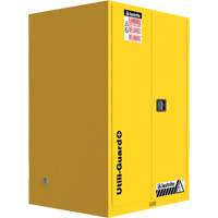 Utili-Guard+ Flammable Safety Cabinet, 45 gal., 2 Door, 43" W x 65" H x 22" D Dufferin Supply
