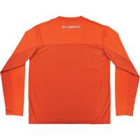 Chill-Its 6689 Cooling Long Sleeve Sun Shirt with UV Protection, Orange, Small Dufferin Supply