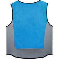 Veste de refroidissement &eacute;vaporatif Chill-Its 6667 avec fermeture &agrave; glissi&egrave;re, Moyen, Bleu Dufferin Supply