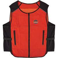Chill-Its 6255 Lightweight Phase Change Cooling Vest (Vest Only), Small/Medium, Orange Dufferin Supply