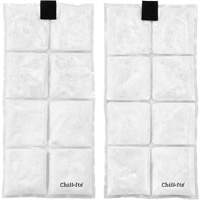 Chill-Its 6260 Lightweight Phase Change Cooling Vest with Rechargeable Packs, Small/Medium, Orange Dufferin Supply