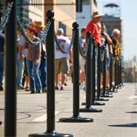Plastic Barrier Chain, Green Dufferin Supply