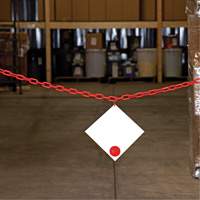 Plastic Barrier Chain, Green Dufferin Supply