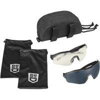 MY6 Safety Glasse Eyeshield Kit, Clear/Smoke Lens, Anti-Fog/Anti-Scratch, ANSI Z87+ Dufferin Supply