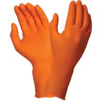 TOUCHNTUFF 93-800 Disposable Gloves, 6.5/7, Latex/Neoprene/Nitrile, 23.6-mil, Powder-Free, Orange Dufferin Supply