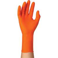 TOUCHNTUFF 93-800 Disposable Gloves, 6.5/7, Latex/Neoprene/Nitrile, 23.6-mil, Powder-Free, Orange Dufferin Supply