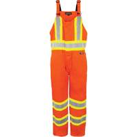 High-Visibility Unlined Overalls, X-Small, High Visibility Orange Dufferin Supply