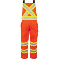High-Visibility Unlined Overalls, X-Small, High Visibility Orange Dufferin Supply