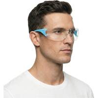 Lunettes de s&eacute;curit&eacute; bleu/blanc Adapt Lite, Lentille Transparent, Antibu&eacute;e/Anti-&eacute;gratignures, ANSI Z87+/R&eacute;pond ou surpasse la norme CSA Z94.3 Dufferin Supply
