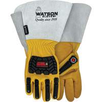 Storm Trooper Water-Resistant Gloves, Small, Cowhide Palm, Gauntlet Cuff Dufferin Supply