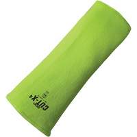 Manchette r&eacute;sistante &agrave; la coupe Cut-X, Fibre de verre/Poly&eacute;thyl&egrave;ne, 10", ASTM ANSI niveau A4, Lime haute visibilit&eacute; Dufferin Supply
