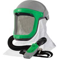 Z-Link Respirator with Tychem 4000 Shoulder Cape & C40, Facepiece Respirator/Welding Helmet Dufferin Supply
