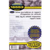 Carnet bilingue de registre quotidien et de rapport d'inspection de v&eacute;hicule Dufferin Supply