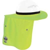 Chill-Its&reg; Lime Green FR Hard Hat Brim with Neck Shade Dufferin Supply