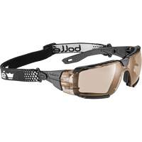 RUSH+ 2.0 XP M/L Safety Glasses with Black & Grey Frame, Copper Lens, Anti-Fog/Anti-Scratch, ANSI Z87+ Dufferin Supply