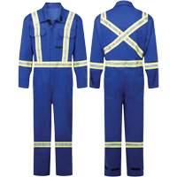 Avenger 9 oz FR Coveralls, Style 109, Men's, Royal Blue, Size 34 Dufferin Supply