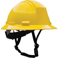 Kilimanjaro Full Brim Safety Helmet with HDPE Shell, Meets CSA Type 2, Ratchet Suspension, Non-Vented Dufferin Supply