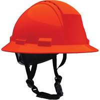 Kilimanjaro Full Brim Safety Helmet with HDPE Shell, Meets CSA Type 2, Ratchet Suspension, Vented Dufferin Supply