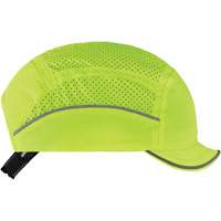 Skullerz 8955 Lightweight Bump Cap Hat with Micro Brim, High Visibility Lime Green Dufferin Supply