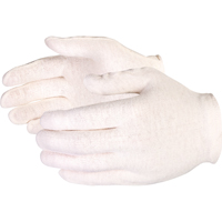 Heavyweight Jersey Inspector Gloves, Poly/Cotton, Hemmed Cuff, Men's SI831 | Dufferin Supply