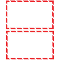 &eacute;tiquettes SIMDUT 200/pqt, Papier, Rouleau, 4-3/4" lo x 8-1/2" la Dufferin Supply