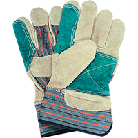 Gants d'ajusteur avec paume double, Grand, Paume en Cuir de vache refendu, Doublure en Coton Dufferin Supply