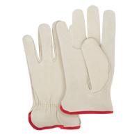 Gants pour conducteurs &agrave; ajustement serr&eacute;, Petit, Paume en Cuir fleur de vache Dufferin Supply