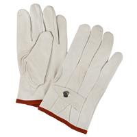 Standard-Duty Ropers Gloves, Small, Grain Cowhide Palm Dufferin Supply