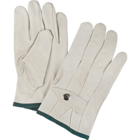 Standard-Duty Ropers Gloves, Medium, Grain Cowhide Palm Dufferin Supply