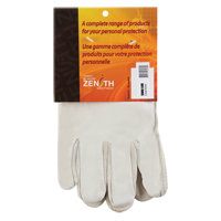 Winter-Lined Driver's Gloves, Small, Grain Cowhide Palm, Fleece Inner Lining SM616R | Dufferin Supply