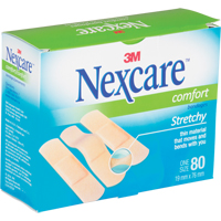 Nexcare™ Comfort Strips, Rectangular/Square, 3", Fabric, Sterile SN659 | Dufferin Supply