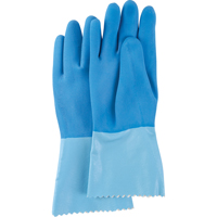 Gants lourds Blue-Grip, Taille 6/Petit, 12" lo, Latex de caoutchouc, Doublure en Interlock, 45 mils Dufferin Supply