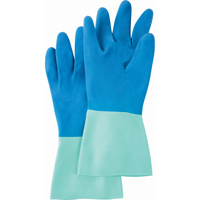 Protector™ Gloves, Size Medium/7/7.5, 13" L, Nitrile/Rubber Latex, Flock-Lined Inner Lining, 28-mil SN794 | Dufferin Supply