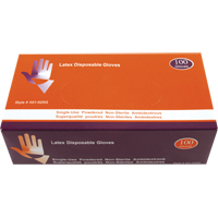 Industrial Grade Gloves, Medium, Latex, Powdered, White SN959 | Dufferin Supply