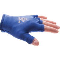 Doublures antichocs pour gants sans doigts, main gauche, 6/T-petit, Paume en Synth&eacute;tique, Poignet &agrave; enfiler Dufferin Supply