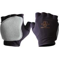 Gants antichocs sans doigts, main droite, T-petit, Paume en Cuir refendu, Poignet &agrave; enfiler Dufferin Supply