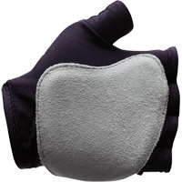 Gants antichocs sans doigts, main droite, T-petit, Paume en Cuir refendu, Poignet &agrave; enfiler Dufferin Supply