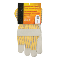 Winter-Lined Patch-Palm Fitters Gloves, Large, Grain Cowhide Palm, Cotton Fleece Inner Lining SR521R | Dufferin Supply