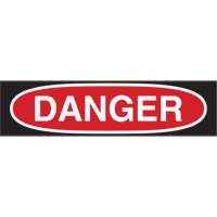 "Danger" Sign, 7" x 10", Polystyrene, English SW638 | Dufferin Supply