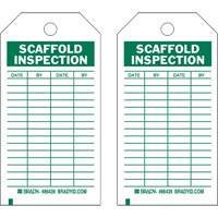 Inspection Record Tags, Polyester, 4" W x 7" H, English Dufferin Supply