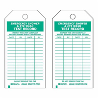 Test Record Tags, Polyester, 4" W x 7" H, English Dufferin Supply