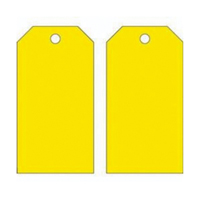 Blank Accident Prevention Tags, Metal, 3" W x 5-3/4" H Dufferin Supply