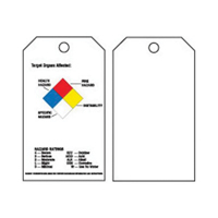 &eacute;tiquettes du droit &agrave; l'information, Polyester, 3" la x 5-3/4" h, Anglais Dufferin Supply