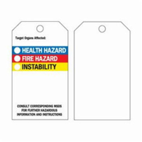Self-Laminating Right-To-Know Tags, Polyester, 3" W x 5-3/4" H, English SX834 | Dufferin Supply